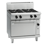 Waldorf / RN8910GC_NAT / 900mm Gas Range Convection Oven - 4 burner cooktop range (142MJ, Natural Gas) / 280kg / W900 x D805 x H1130 / 1Y Warranty