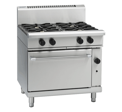Waldorf 800 Series RNL8910G - 900mm Gas Range Static Oven Low Back Version - Natural Gas