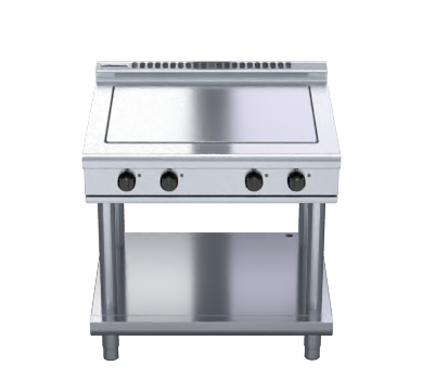 Waldorf 800 Series RNL8104E-LS - 900mm Electric Solid Top Low Back Version - Leg Stand