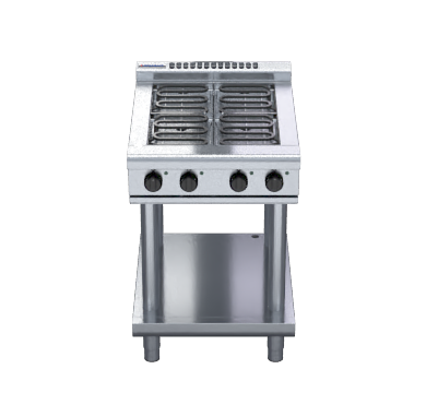 Waldorf 800 Series RNL8400E-LS - 600mm Electric Cooktop Low Back Version  Leg Stand