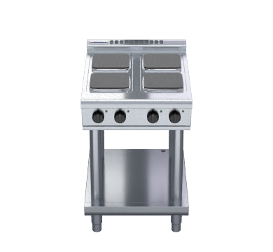 Waldorf 800 Series RNL8400SE-LS- 600mm Electric Cooktop Sealed Hobs  Low Back Version - Leg Stand