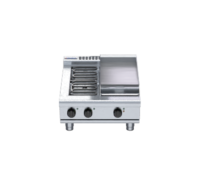 Waldorf 800 Series RNL8403E-B - 600mm Electric Cooktop Low Back Version  Bench Model