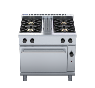 Waldorf 800 Series RNL8510G - 750mm Gas Range Static Oven Low Back Version - Natural Gas