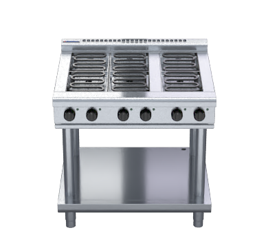 Waldorf 800 Series RNL8600E-LS - 900mm Electric Cooktop Low Back Version  Leg Stand