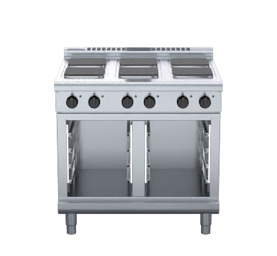 Waldorf 800 Series RNL8600SE-CB- 900mm Electric Cooktop Sealed Hobs  Low Back Version - Cabinet Base