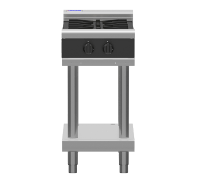 Waldorf / RNB8450G-LS_LPG / 450mm Gas Cooktop - Leg Stand (56MJ, LPG) / 120Kg / W450 x D805 x H1130 / 1Y Warranty