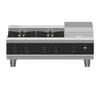 Waldorf / RNB8606G-B_LPG / 900mm Gas Cooktop - 2 burner cooktop with 600mm griddle Bench Model (96MJ, LPG) / 174kg / W900 x D805 x H530 / 1Y Warranty