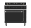 Waldorf / RNB8610GEC_LPG / Bold 900mm Gas Range Electric Convection Oven - 6 burner cooktop range (168MJ, LPG) / 265kg / W900 x D805 x H1130/ 1Y Warranty