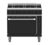 Waldorf / RNB8610GC_NAT / Bold 900mm Gas Range Convection Oven - 6 burner cooktop range (198MJ, Natural Gas) / 277kg / W900 x D805 x H1130 / 1Y Warranty