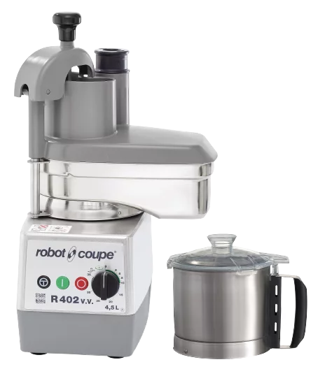 Robot Coupe - R 402 - Food Processor - 4.5L Stainless Bowl -  4 Discs