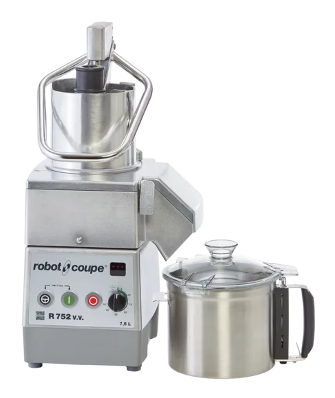 Robot Coupe - R 752 V.V. - Food Processor - 7.5L Stainless Bowl - Variable Speed