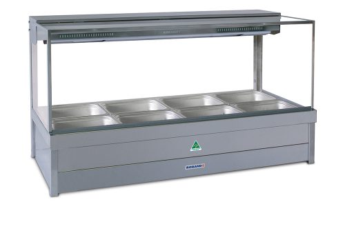 Roband S24RD Square Glass Hot Food Display Bars 15A / 1,355 x 615 x 750