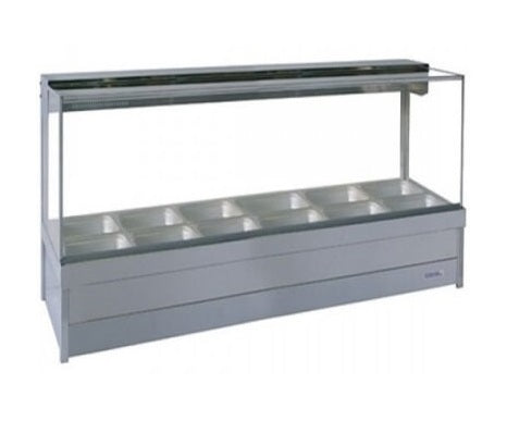 Roband S26 Square Glass Hot Food Display Bars