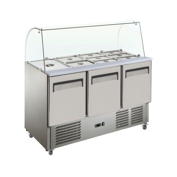 Exquisite SBC380 Saladette Food Preparation Refrigerators – Static