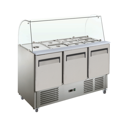 Exquisite SBC380 Saladette Food Preparation Refrigerators – Static