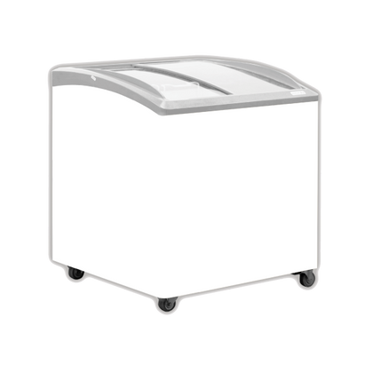 Exquisite SD575K - Curved Glass Display Chest Freezer 575L