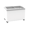 Exquisite SD400 - Curved Glass Display Chest Freezer 374L