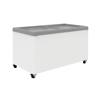 Exquisite SD650 Flat Glass Display Chest Freezers 566L