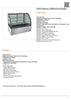 FED SL850 Bonvue Chilled Food Display /345Kg / 1500x740x1350 / 2+2Y Warranty