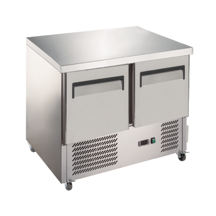 Exquisite SLC250 Two Solid Doors Underbench Storage Refrigerators – Static