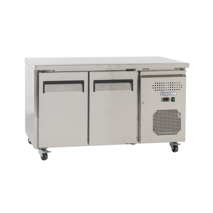 Exquisite SSC260G - Two Glass Doors Underbench Fridge Slimline 260L
