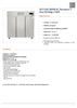 FED SUC1500 TROPICAL Thermaster 3 Door SS Fridge 1500L/ 1835x760x1980 / 2+2Y Warranty