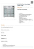 FED SUCG1500 Three Door Upright Display Fridge / 1835x760x1980 / 2+2Y Warranty