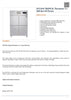FED SUF1000 TROPICAL Thermaster 4 x Half door SS Freezer / 1220x760x1980 /2+2Y Warranty