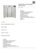 FED SUF1500 Three Door SS Upright Storage Freezer / 1835x760x1980 /2+2Y Warratny