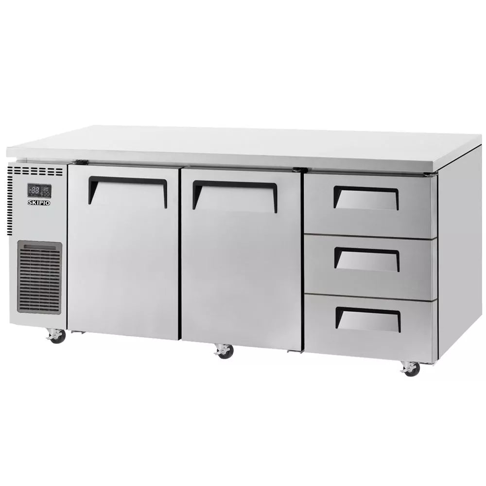 Skipio SUF18-3D-3 Underbench 3 Drawer Freezer 505L