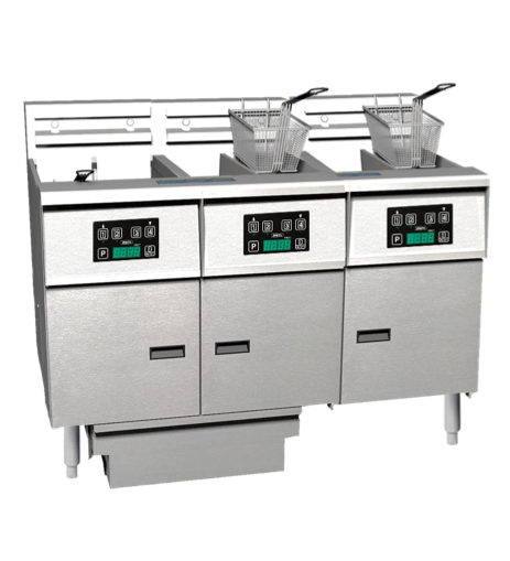 Anets FDAEP314C Platinum Electric Series 3 Fryer Filter Drawer System Computer Control