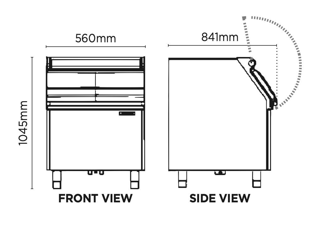 Bromic SB129 Ice maker Storage Bin 129kg