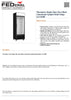 Thermaster  LG-540BP 540L Single Glass Door Black Colourbond Upright Drink Fridge