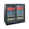 Exquisite UBC210SL Two Sliding Doors Backbar Display Refrigerators, Low Height