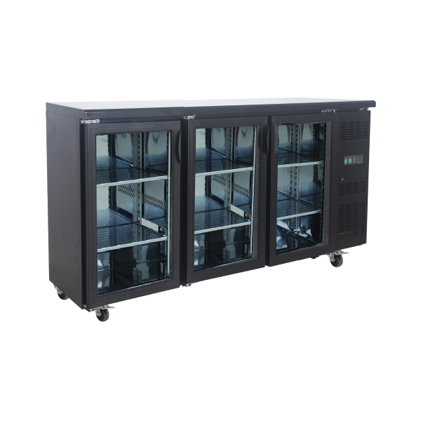 Exquisite UBC570 - 3 Swing Doors Backbar Display Fridge