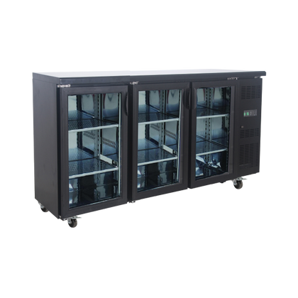 Exquisite UBC570 - 3 Swing Doors Backbar Display Fridge