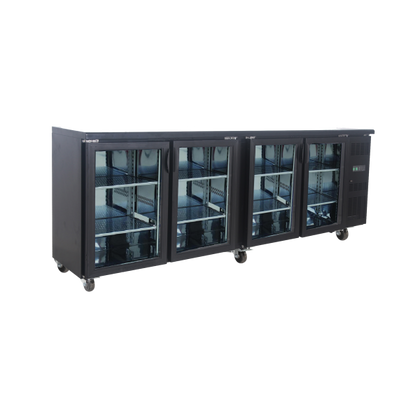 Exquisite UBC630 - 4 Swing Doors Backbar Display Fridge