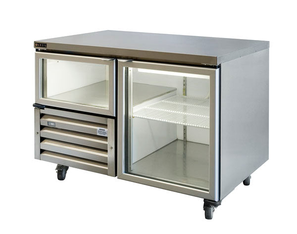 Anvil UBG1200 (H) Under Bar Fridge 1 1/2 Glass Doors
