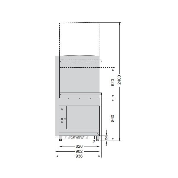 Hobart UXTH PROFI HOOD-TYPE UTENSIL WASHER