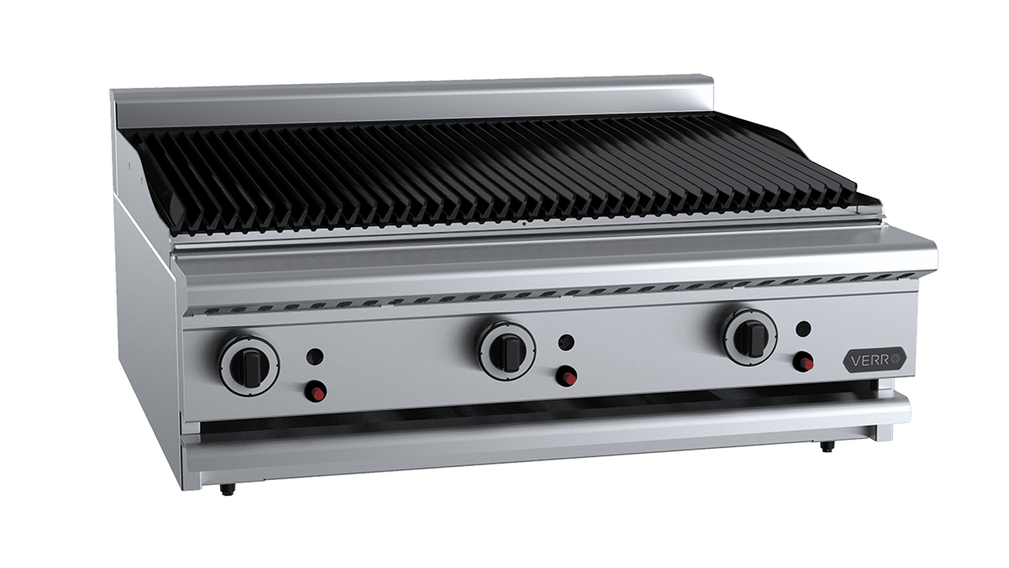 B+S Verro Char Broiler 900mm Bench Mounted VCBR-9BM