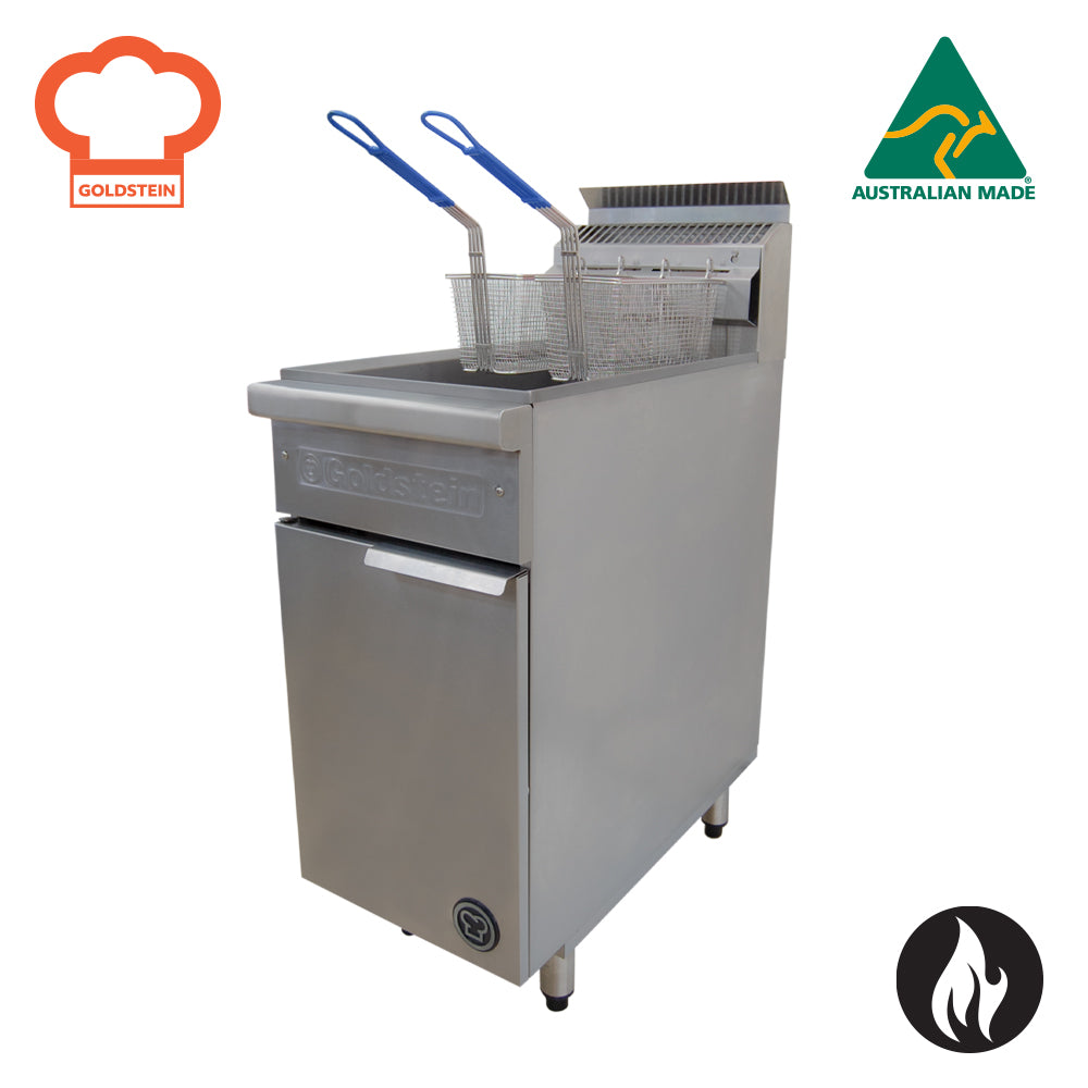 Goldstein VFG1L – V-Pan 395mm Gas Deep Fryer
