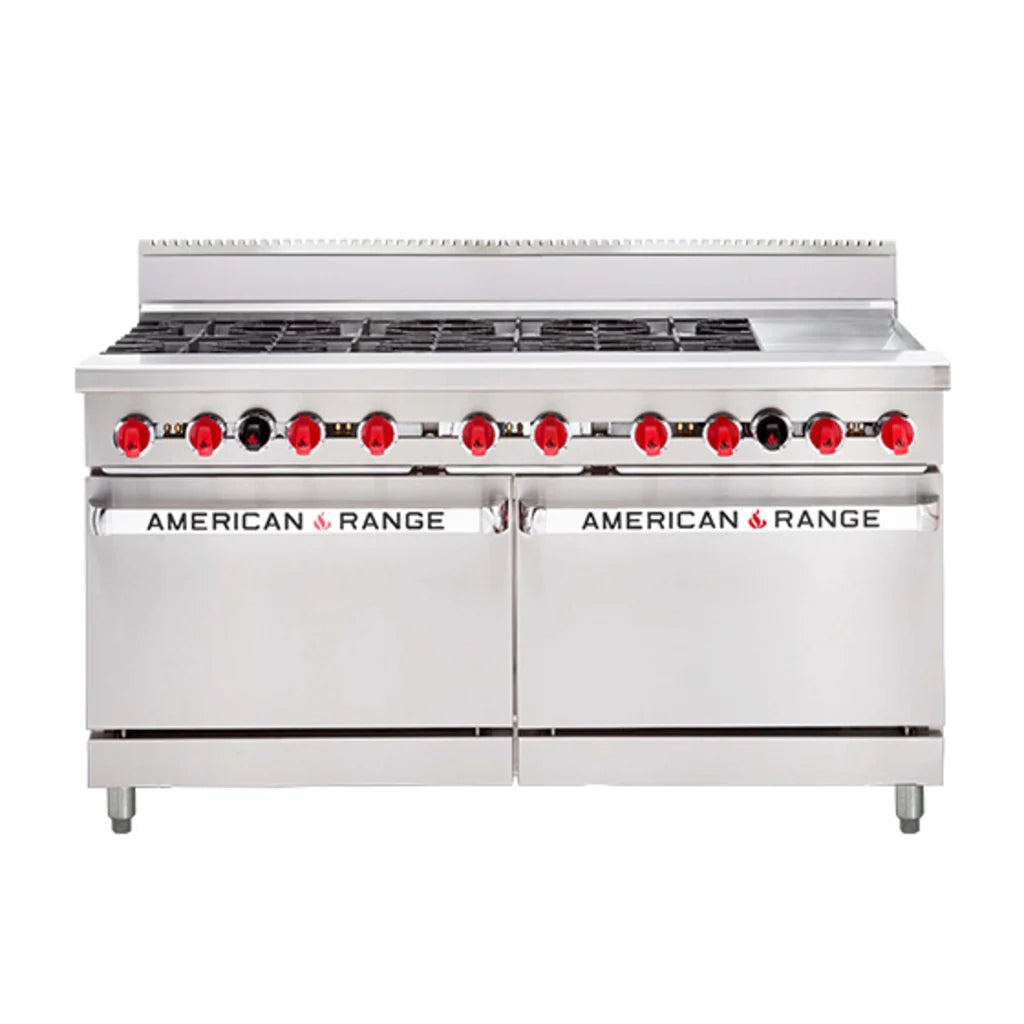 American Range 60" Oven Range AAR.8B.12G.N