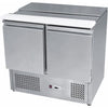 Atosa ESL3800 Two Door Salad Prep Fridge with Lid 300L