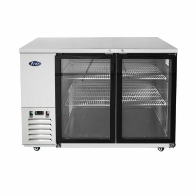 ATOSA MBB59G Two Door Glass  Back Bar 390L