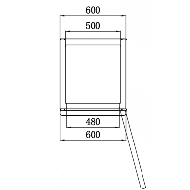 ATOSA YBF9206 Compact Single Door Upright Fridge 410L