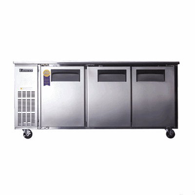 Everest B180C-3RRRS-E Side Mount Undercounter Fridge - 469L
