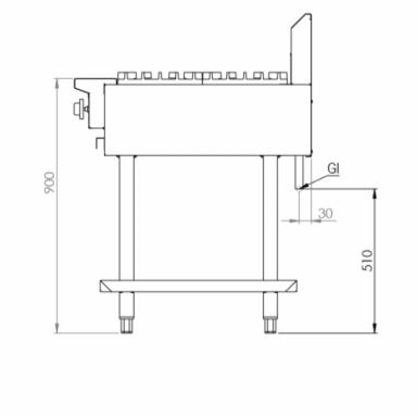 B+S Black Two Burner Boiling Top BT-SB2