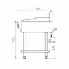 B+S Black Grill Plate 1200mm GRP-12