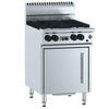 B+S Black Four Burner Oven OV-SB4