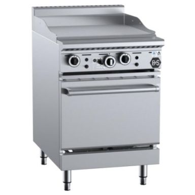 B+S Black Oven With 600mm Grill Plate OV-GRP6